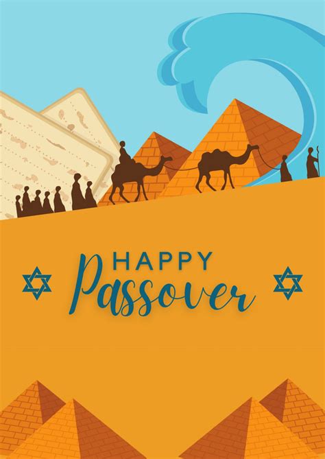 Free and customizable passover templates