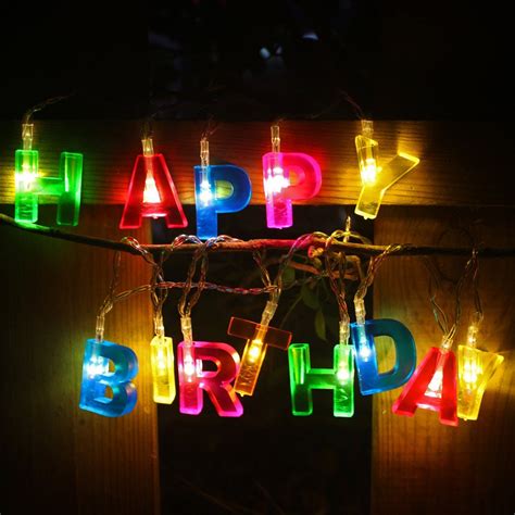 "Happy Birthday" String Lights - Nifty Gifts ZA