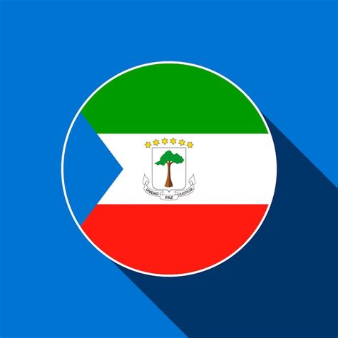 Premium Vector | Country Equatorial Guinea Equatorial Guinea flag ...