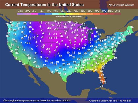 Temperature Map Usa Today - Isla Nawal