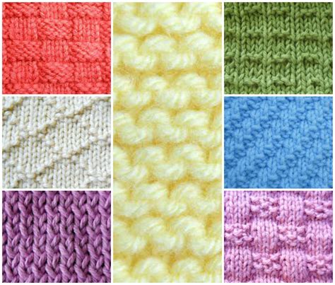 Knitting Stitch Patterns - Pretty Knitting Stitches