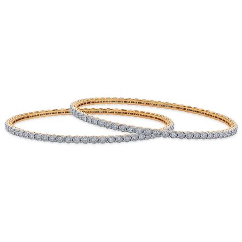 Gold And Diamond Bangle