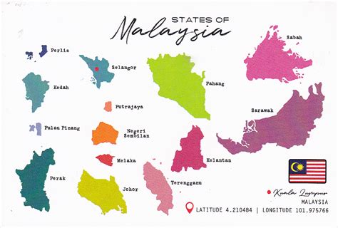 Malaysia Map With States