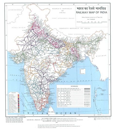 Indian Train Route Map