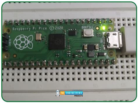 LED blinking with Raspberry Pi Pico and MicroPython - The Engineering ...