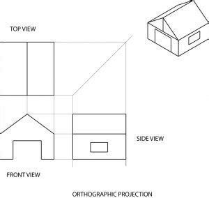 Orthographic Drawing Examples