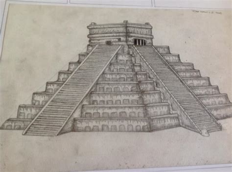 Mayan Temple Drawing by Scapton on DeviantArt