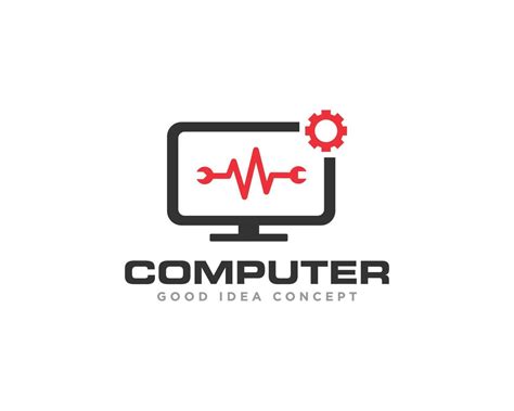 Computer Technology Logo Icon Design Vector 10664857 Vector Art at Vecteezy