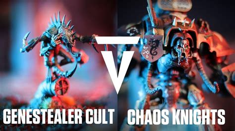 Warhammer 40k Battle Report: Genestealer Cult vs Chaos Knights