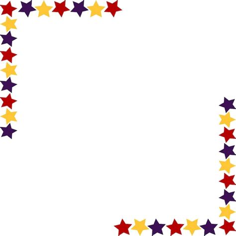 Premium Vector | Star Border Background