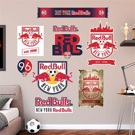 New York Red Bulls Logo Collection Wall Decal Shop Fathead® For Red