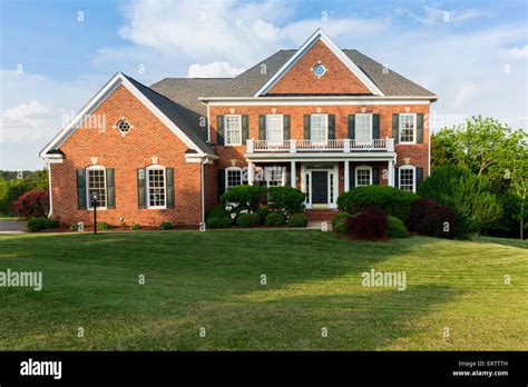 Large detached house, USA Stock Photo - Alamy