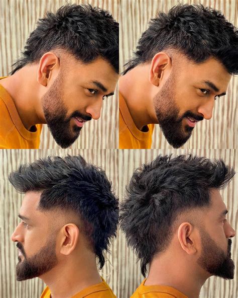 chakri Dhoni 🔵 shared a photo on Instagram: “New hairstyle of Ms Dhoni ...