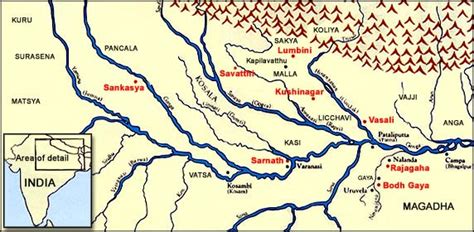 Buddhist World: Map of the Land of the Buddha