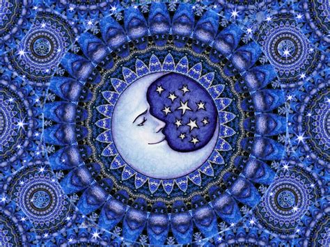 Purple Moon Celestial Art Print Signed by Dan Morris titled | Etsy