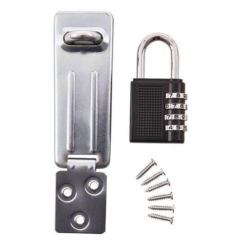 combination padlock and hasp - Amtech