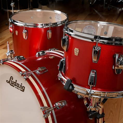 Ludwig Classic Maple 13/16/24x12 3pc. Drum Kit Diablo Red – Chicago ...