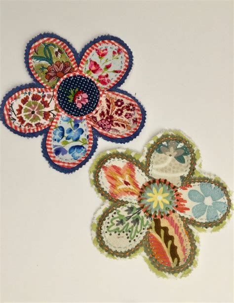 DIY Fabric Flower Patch Kit Includes Easy Instructions, 3 Patterns ...