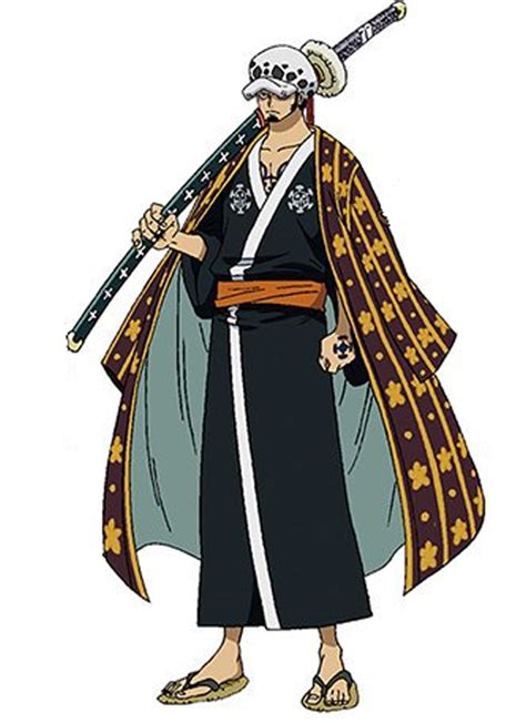 One Piece Wano Country Arc Trafalgar Water Law Kimono Outfit Cosplay ...