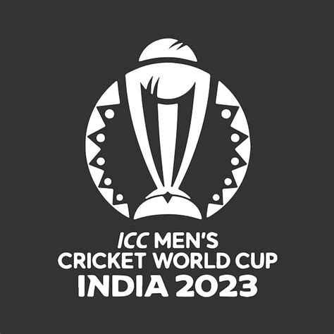 Premium Vector | Cricket world cup 2023 logo