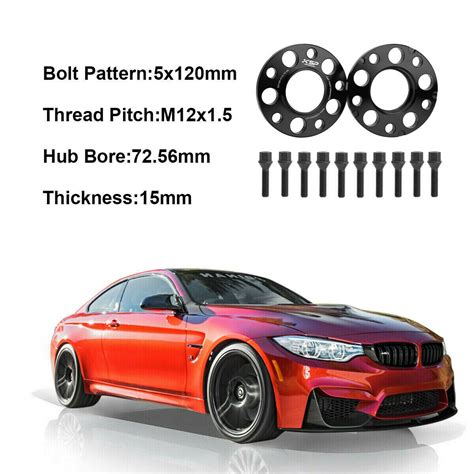 15mm Wheel Spacers 5x120 for BMW set of 4 - Extreme Wheels