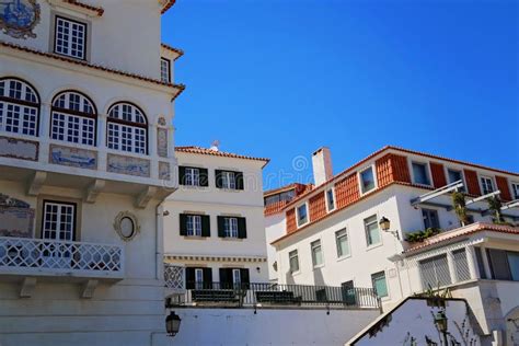 Cascais Streets in the Old Town Stock Photo - Image of house ...