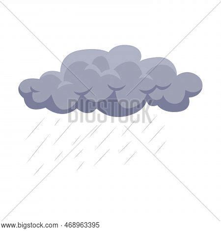 Grey Cloud Rain Vector & Photo (Free Trial) | Bigstock