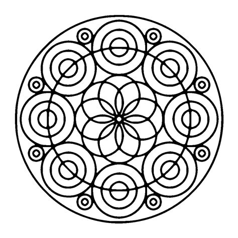 Mandala Art Easy Circle