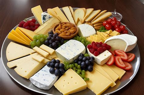 Premium AI Image | French Cheese Platter