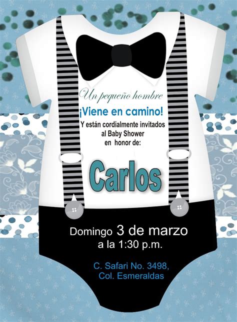 Invitaciones Para Baby Shower De Nino