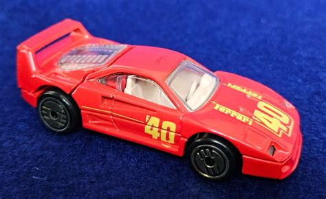 HOT WHEELS FERRARI F40 RED WITH GOLD ULTRA HOTS Values - MAVIN