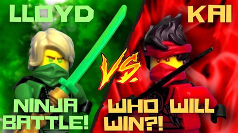 LLOYD Vs KAI LEGO Ninjago Spinjitzu Slam Battle Spinner Sets Review ...