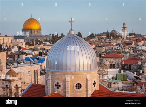 Aerial view of old City, Jerusalem, Israel Stock Photo - Alamy