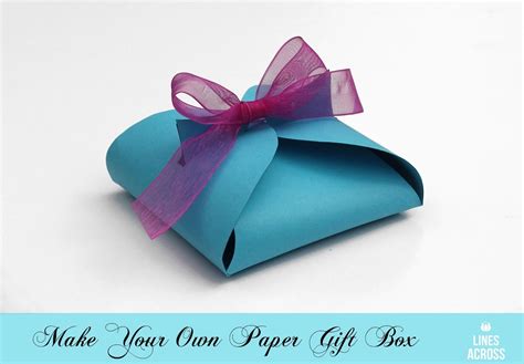 Pretty Little Pieces, Simple DIY Paper Gift Box