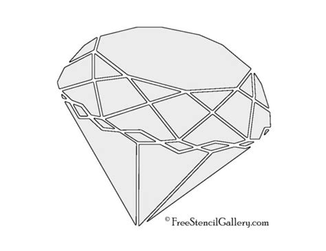 Diamond Stencil | Free Stencil Gallery