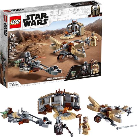 Amazon.com: LEGO Star Wars: The Mandalorian Trouble on Tatooine 75299 ...