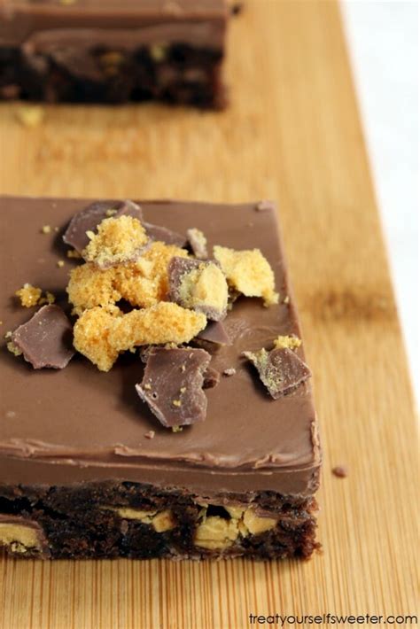 No Bake Chocolate Honeycomb Bars