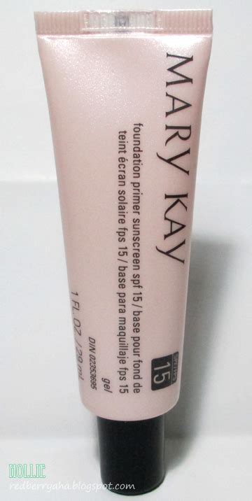 Random Beauty by Hollie: Mary Kay Foundation Primer Sunscreen SPF 15 Review