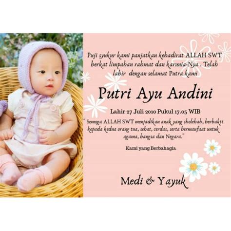 Detail Kartu Ucapan Ucapan Kelahiran Bayi Koleksi Nomer 31