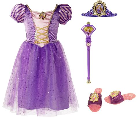 Disney Princess Tangled Rapunzel Dress Up Costume Set (Size 4-6X ...