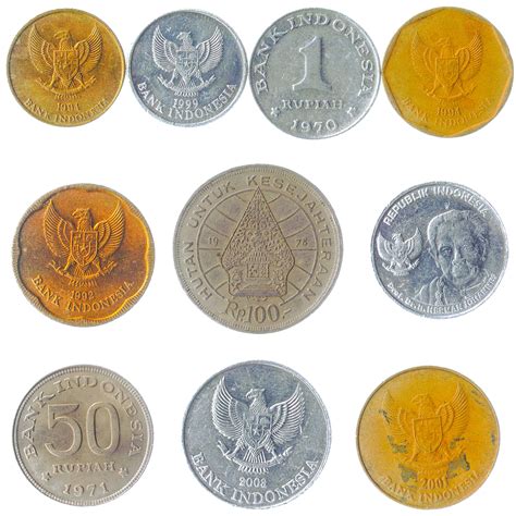 Indonesian Coins Collectible Money Rupiah Sen Currency of - Etsy