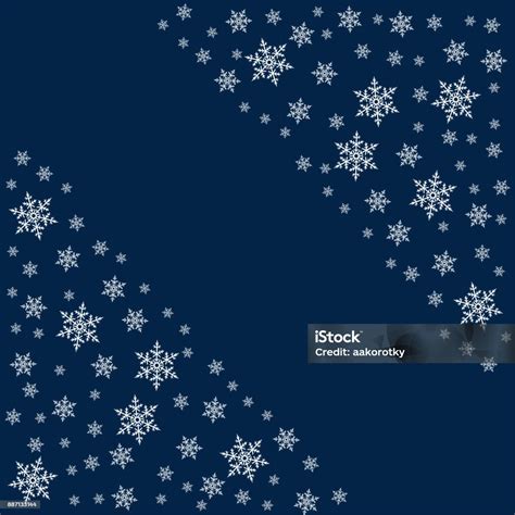 Frame Of Snowflakes Christmas Background To Design Posters Postcards ...