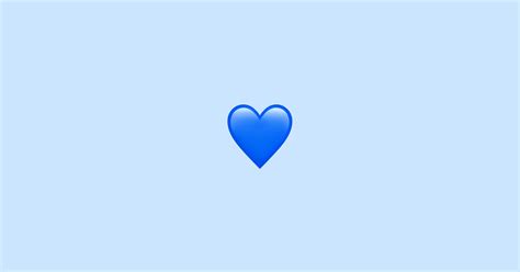 What Do Blue Heart Emoji Mean