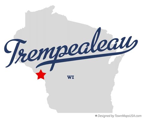 Map of Trempealeau, WI, Wisconsin