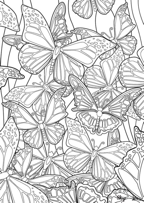 Beautiful Butterfly Coloring Pages Skip To My Lou