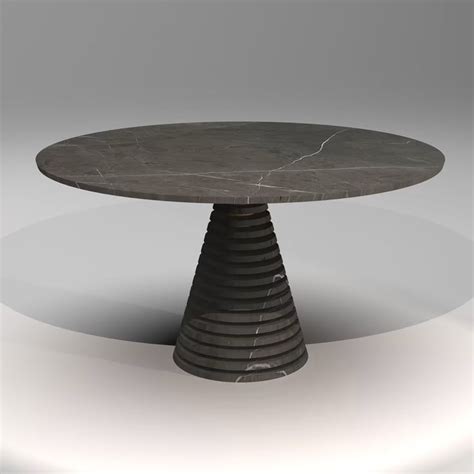 Circle Table | Circle table, Luxurious interior design, Wood and marble