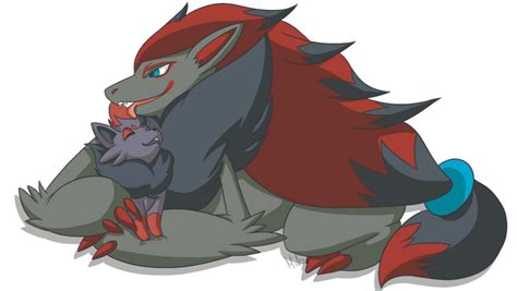 Zorua and Zoroark by VaultScout on deviantART