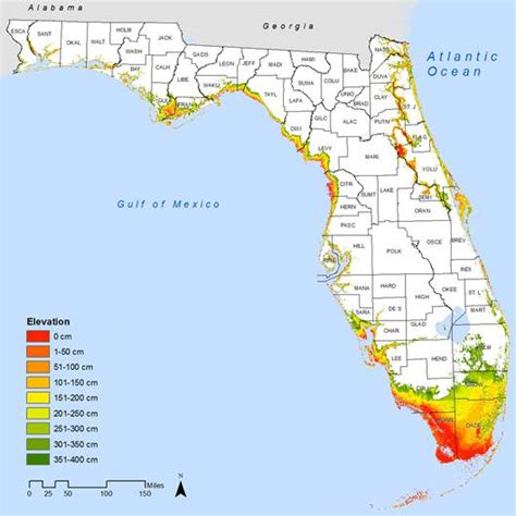 Highest Elevation In Florida Map - Alvina Margalit