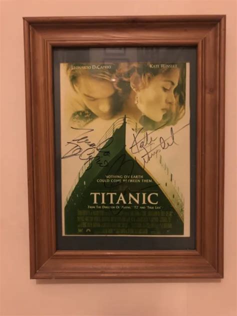 LEONARDO DICAPRIO AND Kate Winslet TITANIC STILL 8 X 10 INCH PHOTOGRAPH