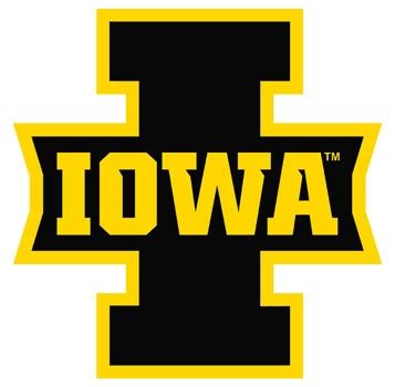 University of Iowa Wall Decals | I for Iowa overlay look Vinyl Decal